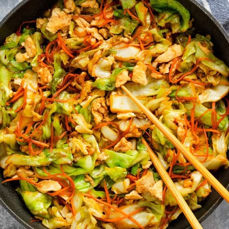 THE BEST Cabbage Stir Fry Asian Recipes With Cabbage, Stir Fry With Cabbage Vegetables, Asian Cabbage And Noodles, Sauteed Asian Cabbage, Chinese Pork And Cabbage Recipes, Shrimp And Cabbage Recipes Stir Fry, Stir Fry With Cabbage, Stir Fried Cabbage, Recipes Using Frozen Cabbage