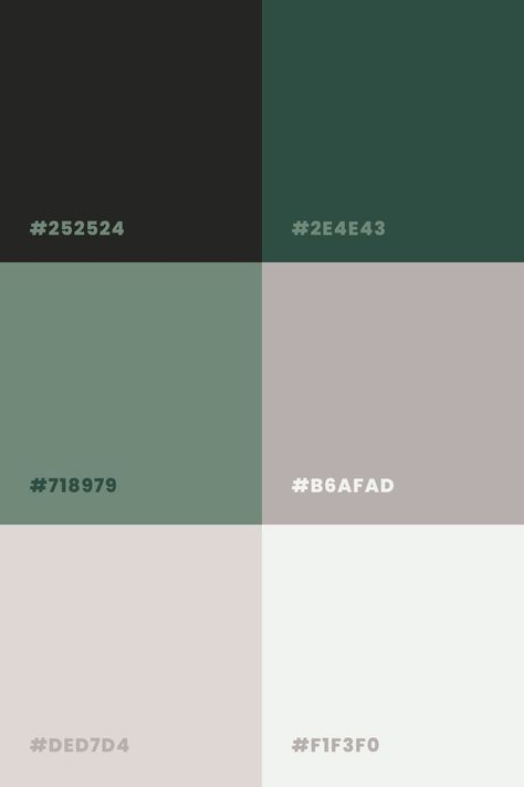 Clean professional masculine color palette with black, green, and gray for business branding
​
​Download 50 Designer Approved Color Palettes To Use For Your Business: https://www.spechtand.co/50-color-palettes
​
​Color Palette | Brand Colors | Color Theory | Color Psychology Color Palette With Black, Masculine Color Palette, Color Palette Brand, Palettes Color, Green And Gray, Color Psychology, Brand Colors, Color Theory, Business Branding