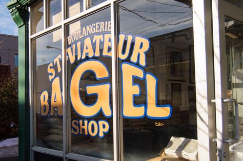 Best Bagels In Montreal, Bagel Bakery, Coffee And Bagel, Midnight Cravings, Small Bakery, Best Bagels, Bagel Shop, Breakfast Bagel, Poor Family