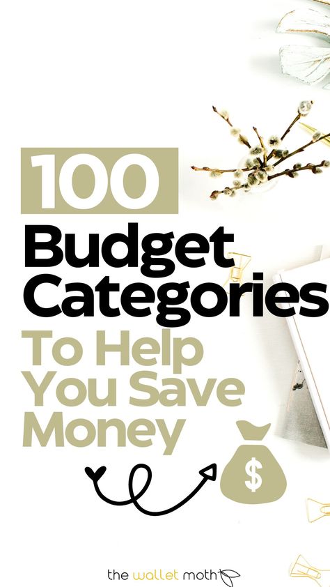 Over 100 budget categories to help you organize your finances and save money this year. #savemoney #budgeting Budget Categories, Renters Insurance, Debt Repayment, Retirement Fund, Making A Budget, Family Budget, Money Cash, Managing Your Money, Best Budget