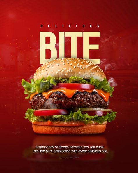 Fastfood Creative Ads, Burger Feed Instagram, Burger Instagram Feed, Fast Food Graphic Design, Burger Ads, Coffee Ads, Chili Burger, Creative Burger, Food Trolley