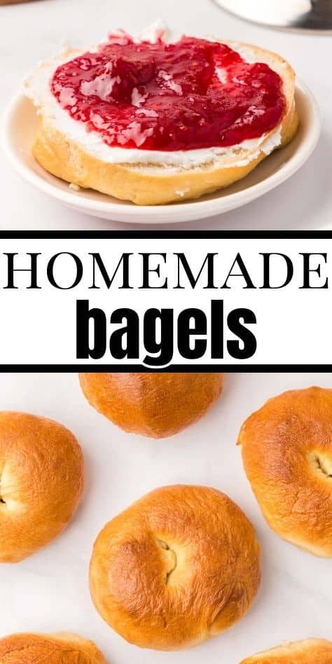 This homemade bagel recipe uses just a few ingredients! Love these! Bagels Recipe Homemade, Easy Bagel Recipe, Homemade Bagel Recipe, Easy Bagel, Bagel Recipe Easy, Bagels Recipe, Best Bagels, Homemade Bagels, Bagel Sandwich