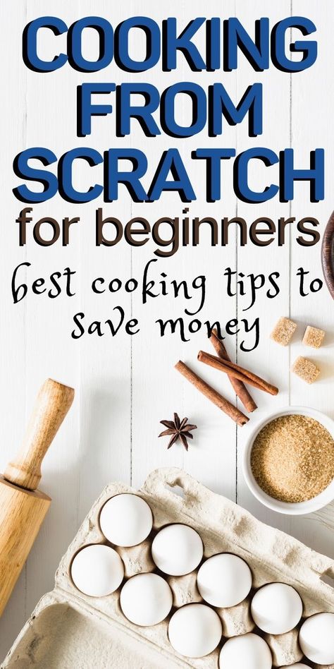 Easy Recipes To Learn To Cook, Cook From Scratch Recipes, How To Cook From Scratch, How To Cook Basics, How To Start Cooking From Scratch, Cooking Basics Recipes, Cooking 101 Recipes, Learn To Cook Recipes, Things To Start Making From Scratch