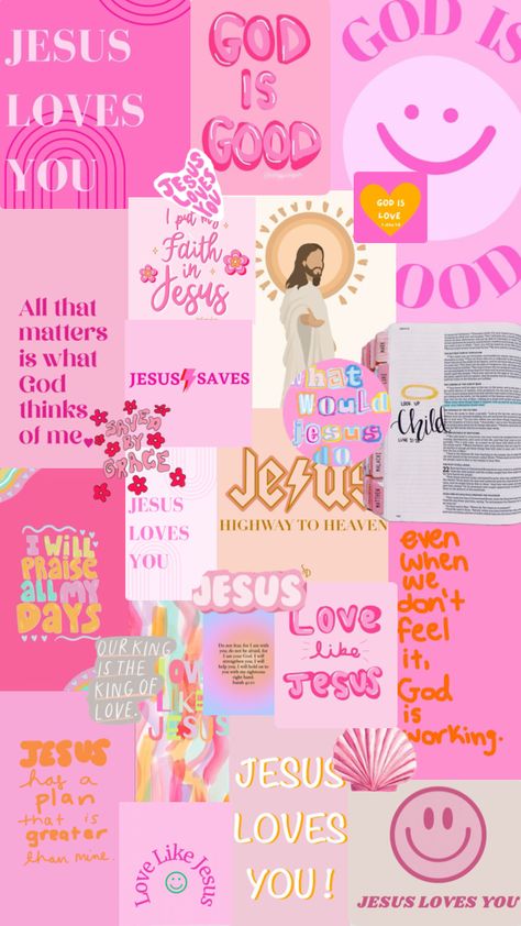 #ilovejesus #godisgood #john316 #jesusslays #iheartjesus Preppy Bible Verses, Preppy Bible, Coquette Flowers, Preppy Background, Ipad Organization, Cute Bible Verses, Pink Wallpaper Ipad, Spreading The Gospel, Ipad Layout