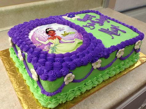 Princess Tiana Birthday Cake, Candybar Cookies, Tiana Cake, Tiana Party, Princess Tiana Party, Princess Tiana Birthday Party, Tiana Birthday Party, Elsa Birthday Party, Sheet Cake Designs