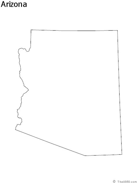 Arizona State Blank Outline Map. Az State Tattoo, Arizona State Outline Tattoo, Arizona Outline Tattoo, Arizona State Outline, Az Tattoo, State Tattoos, Convention Gifts, Art Time, Ring Tattoos