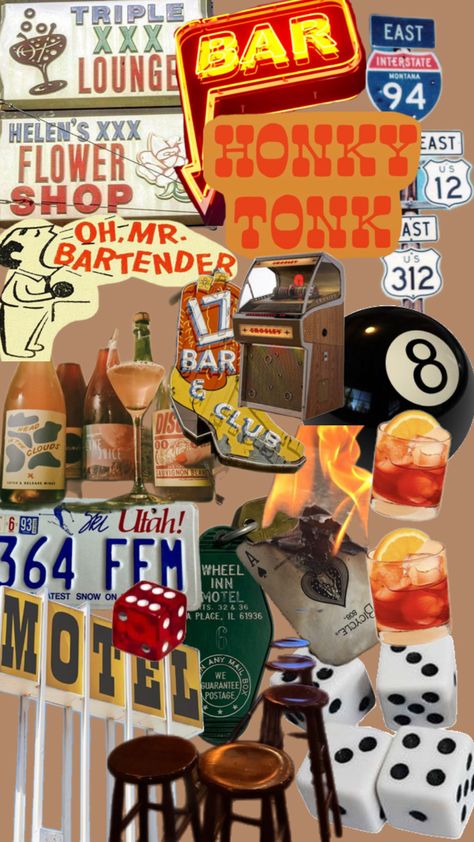 bar stools, dice, beer. Honky Tonk Bar, Bar Aesthetic, American Bar, Scene Wallpaper, American Bars, Bar Scene, Honky Tonk, Bathroom Makeover, Wild West