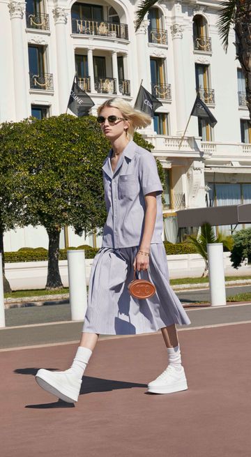 RUNWAY LOOKS - CELINE COLLECTIONS | CELINE Official Website - SUMMER 2022 Celine 2022 Spring Summer, Celine Official, Celine Fashion Show, Riviera Chic, Celine Fashion, Hedi Slimane, Handbags Leather, Fragrance Collection, Celine Bag