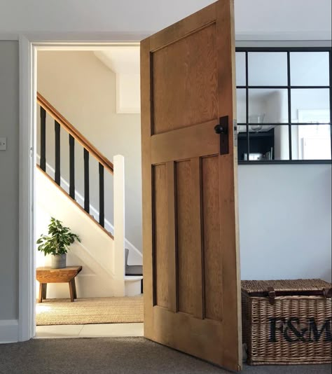 1930s Internal Doors, 30s House, 1930s House Extension, 1930 House Renovation, Hallway Stairs And Landing, 1930s Living Room, 1930s House Interior, 1930s House Renovation, Internal Wooden Doors