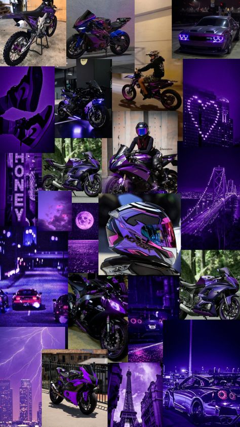 Sparkly Iphone Wallpaper, Purple Motorcycle, Purple Bike, Iphone Wallpaper Texture, Images For Wallpaper, Pink Wallpaper Hello Kitty, Cute Images For Wallpaper, Motos Yamaha, Motocross Love