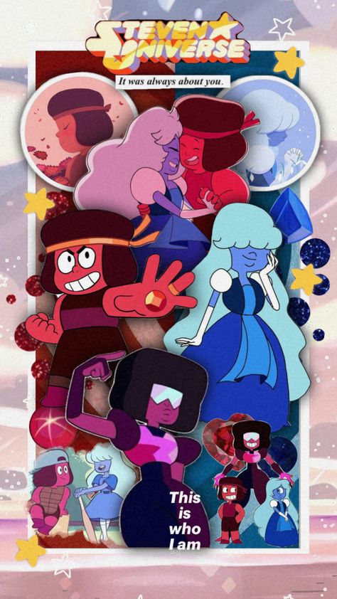 #stevenuniverse #garnet #ruby #sapphire #fyp #shufflefyp #madebyyuhma #animatedshuffle #aesthetic #cartoonnetwork #cute #love #wallpaper #quotes #collageart Love Wallpaper Quotes, Steven Universe Wallpaper, Ruby Sapphire, Love Wallpaper, Cartoon Network, Steven Universe, Wallpaper Quotes, Cute Love, Collage Art