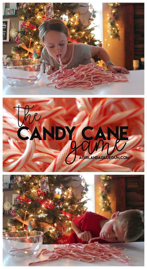 the-candy-cane-game super easy quick game to play this Christmas Candy Cane Game, Girl Presents, Christmas Eve Games, Fun Christmas Party Ideas, Christmas Party Ideas For Teens, Xmas Games, Adult Christmas Party, Fun Christmas Party Games, Fun Christmas Games