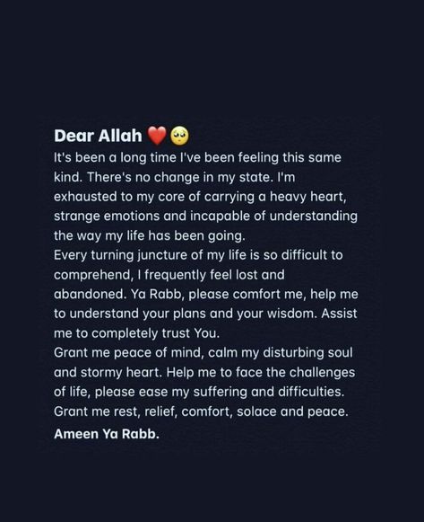 Heavy Heart Quotes Islam, Heavy Heart Quotes, Heart Feels Heavy, Aesthetic Poetry, Ya Allah, Heavy Heart, Feeling Lost, Heart Quotes, Quran Quotes