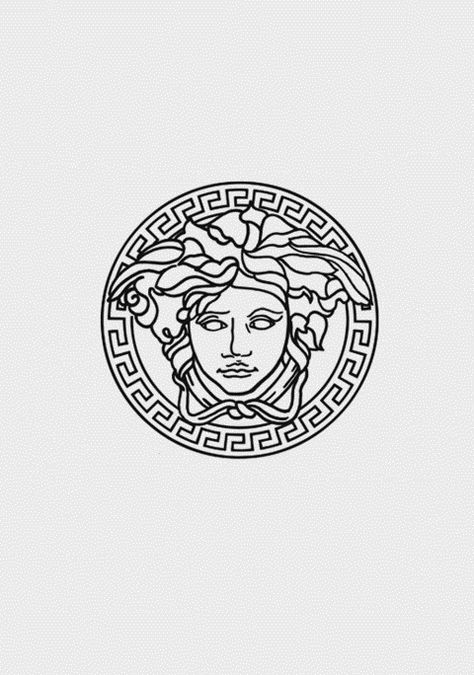 Versace Versace Tattoo, Tattoo God, Versace Wallpaper, Tattoo Concepts, Money Tattoo, Business Paper, Hypebeast Wallpaper, Logo Luxury, Medusa Tattoo