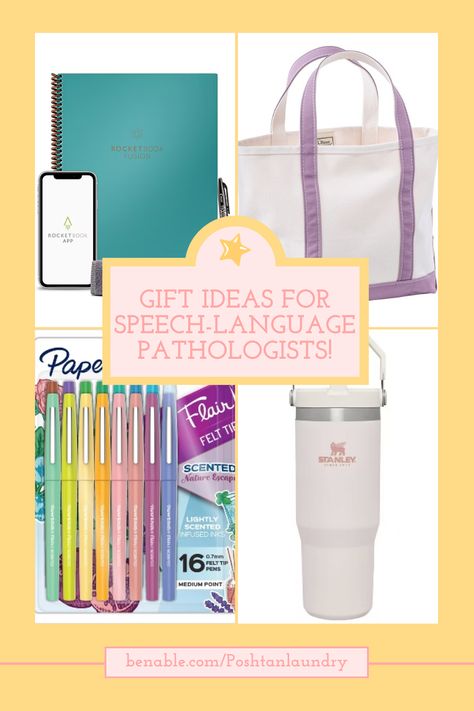 Check out my gift guide for the SLP in your life! 

This post contains affiliate links. If you purchase through these links, I may earn a small commission at no extra cost to you. Speech Language Pathologist Gifts, Paper Mate Flair, Reusable Notebook, Speech Therapy Shirts, Erasable Gel Pens, Slp Resources, Best Speeches, Classroom Wall Decor, Therapy Gift