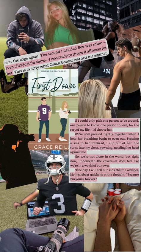 Fist down book #fakedating #firstdown #gracereilly First Down Grace Reilly, Grace Reilly, Best Wattpad Books, Football Books, Book Photography Instagram, Romantic Fiction, Fantasy Books To Read, Recommended Books To Read, First Down