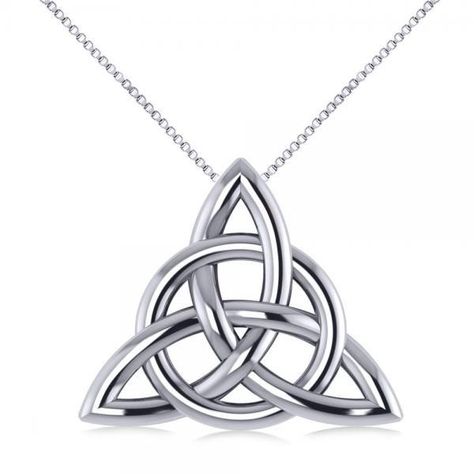 Allurez Triangular Irish Trinity Celtic Knot Pendant Necklace 14k... ($415) ❤ liked on Polyvore featuring jewelry, necklaces, triangle necklace, infinity necklace, white gold necklace, white gold pendant necklace and celtic necklace Necklaces Infinity, Necklace Meaning, Gold Infinity Necklace, Infinity Necklace Gold, Tattoos Aesthetic, Rose Gold Chain Necklace, Celtic Knot Necklace, Necklace Infinity, Rose Gold Pendant Necklace