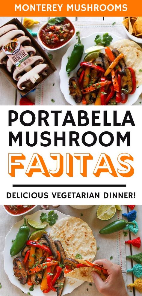 Portabella Mushroom Benefits, Portabella Mushroom Recipes Sauteed, Portabella Mushrooms Recipes, Delicious Vegetarian Dinner, Mushroom Recipes Healthy, Low Carb Snack, Healthy Vegetarian Dinner, Fajita Recipe, Vegetarian Recipes Dinner