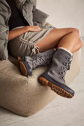 Cute Boho Boots for Women: Vegan & Comfy Styles | Free People Sorel Tivoli Iv, Striped Tube Socks, Sorel Tivoli, Boots Boho, Womens Tall Boots, Mountain Outfit, Boho Boots, Sorel Shoes, Fp Movement