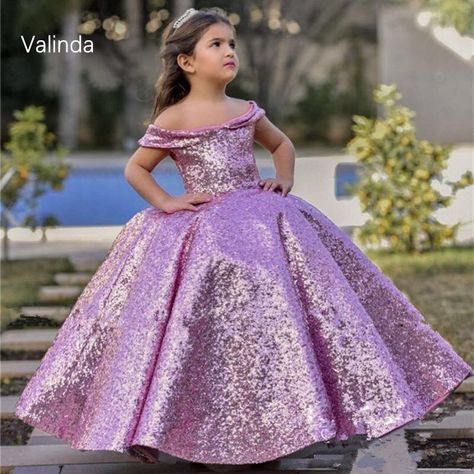 Dress For Birthday Party, Sequin Ball Gown, Girls Ball Gown, Cheap Flower Girl Dresses, Mother Daughter Dress, Girls Pageant Dresses, Kids Gown, Designer Kurtis, Gowns For Girls