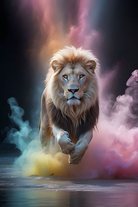 Swag Cartoon Art, Lions Pictures, Lion Art Tattoo, Persian Warrior, Leo The Lion, Dream Catcher Art, Eagle Wallpaper, Lion Photography, Jesus Drawings