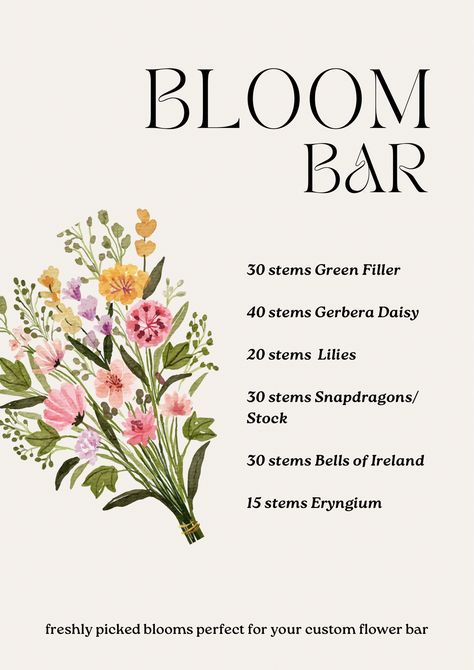 Calily Flower Bar – Calily Flowerhouse Flower Sale Stand, Calily Flower, Diy Flower Bouquet Bar, Wild Flower Party Theme, Flower Store Design, Diy Flower Stand, Diy Bouquet Bar, Mobile Flower Shop, Modern Flower Shop