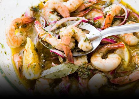 Pickled Shrimp Recipe, Pickled Shrimp, Cooks Country, Cooks Country Recipes, Party Cooking, Country Recipes, America's Test Kitchen Recipes, Onion Relish, Kitchen Recipe