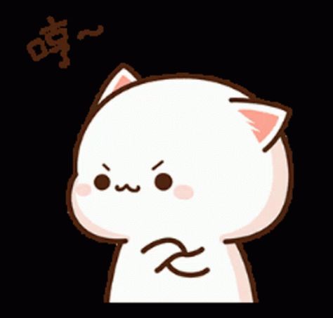 Mad Angry GIF - Mad Angry Cute - Discover & Share GIFs Angry Gif, Cat Peach, Mochi Cat, Mochi Peach Cat, Peach Cat, Gif Cute, Chibi Cat, Cute Bunny Cartoon, Bunny Drawing