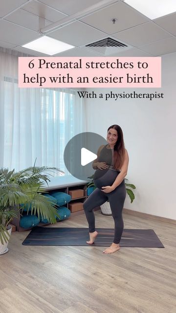 Alice | Physiotherapist Pre/Postnatal Exercise Specialist on Instagram: "🌟 Birth Preparation : PRENATAL STRETCHES 🌟  These exercises can be done safely in any trimester and the earlier you start the better to give your body enough time to adapt ❤️🫶🏽 -  but they most important from week 30 onwards as this is when the extra pressure on the body cause some tightness in the muscles.  This circuit can be done daily🙋🏻‍♀️ 1️⃣ Frog rockers x10  2️⃣ Cat / Cow - ankles wide x10 3️⃣ Hip lifts x 20 4️⃣ Deep Squat into hip lifts x8 5️⃣ 90/90’s for 30 secs 6️⃣ Lunge rockers x 10 each side   Follow along for more birth prep tips 💖💖 and see the link in my bio if you want to join my online prenatal programme.  Please make sure you have had clearance from your doctor to exercise during pregnancy 💚 Prenatal Stretches, Prenatal Yoga Sequence, Labor And Delivery Tips, Pregnancy Stretches, Birth Prep, Cat Cow, Birth Preparation, Exercise During Pregnancy, Deep Squat