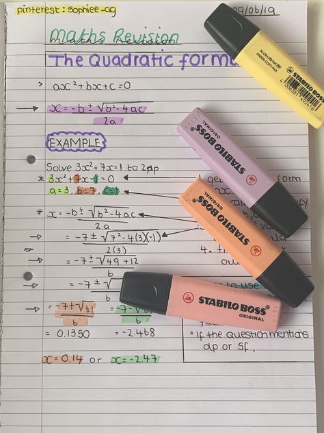 #maths #revision #notes #asthetic #pastelcolors #highlights #highlighter Math Asthetic Notes, Maths Astetic, Maths Notes Layout, Maths Revision Notes Pretty, Gcse Maths Revision Higher, Maths Revision Gcse Higher Notes, Astetic Notes For School, Revision Notes Pretty, How To Revise Maths