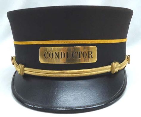 railroad conductor hat Train Conductor Hat, Conductor Hat, Train Conductor, Train Tour, A Hat In Time, Orient Express, Polar Express, Hat For Men, Vintage Train