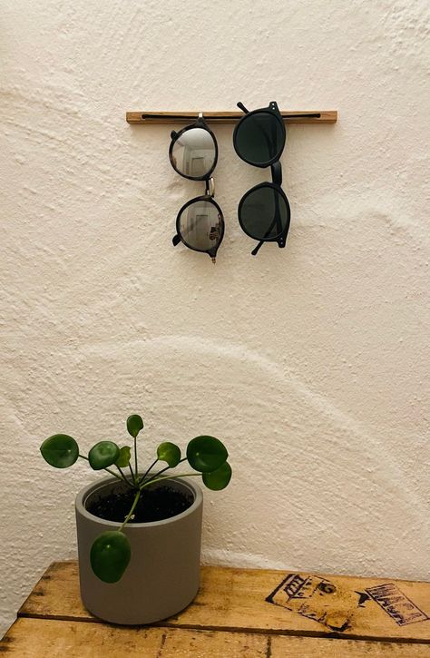 Storage Sunglasses, Sunglasses Organizer, Glasses Storage, Wooden Glasses, Glass Rack, Eye Glass, Sunglass Holder, Eyeglass Holder, Strong Adhesive