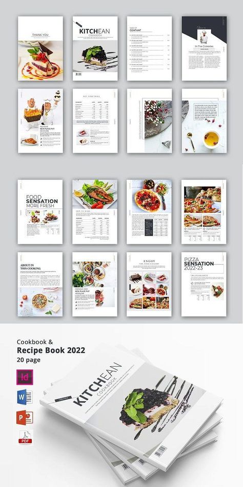 Easily create your own custom cookbook with this FREE printable template. Includes everything you need to get started, from recipe cards to a table of contents. #cookbooktemplate #recipebook . #Food_Book_Cover_Design #Recipe_Book_Layout #Menu_Book_Cover #Recipe_Book_Cover_Design Recipe Book Layout, Cookbook Design Layout, Cookbook Design Template, Cookbook Cover Design, Own Recipe Book, Microsoft Word 2016, Recipe Design, Recipe Book Covers, Ebook Template Design