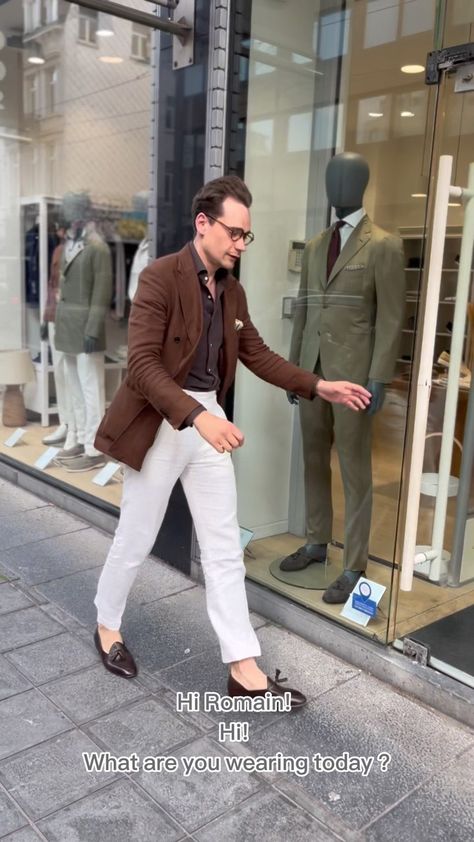 Romain Chesnel on Instagram: "And you, what are you wearing today ? @pini.parma _ _ _ _ _ _ #sartorial #tailored #sartorialist #tailoring #sprezzatura #dandy #suitup…" Pini Parma, Suit Up, Parma, Suit And Tie, Dandy, Gentleman, Ootd, How To Wear, On Instagram