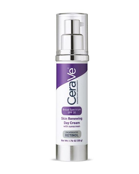 Skin Renewing Retinol Day Cream with SPF | CeraVe Cerave Skincare, Creme Anti Age, Holiday Packing, Anti Aging Face Cream, Shiny Skin, Anti Aging Moisturizer, Anti Aging Face, Skin Radiance, Moisturizer With Spf