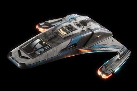 Star Trek Rpg, Sci Fi Ship, Star Trek Data, Space Fleet, Sci Fi Tank, Old Ship, Space Ships Concept, Starfleet Ships, Sci Fi Spaceships