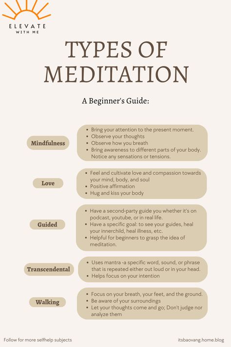 There is no right way or one way to meditate. Many beginners believe it's not for them... maybe you just haven't found what works best for you! Stages Of Meditation, Meditating For Beginners, Different Kinds Of Meditation, Different Meditation Techniques, How To Do Meditation For Beginners, Different Forms Of Meditation, Meditation Tips For Beginners, Type Of Meditation, Easy Meditation For Beginners