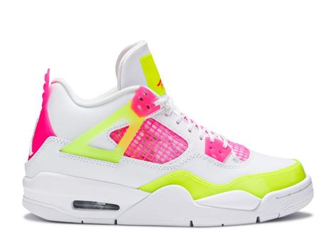 Jordan 1 Mid GS 'Digital Pink' - Air Jordan - 555112 102 - white/digital pink/aurora green/soar | Flight Club Nike Shoes Air Jordans, Cute Trendy Shoes, Cute Jordans, Jordans Sneakers Outfit, Nike Poster, Nike Shoes Women Fashion, Pink Aurora, Pink Jordans, Pretty Sneakers