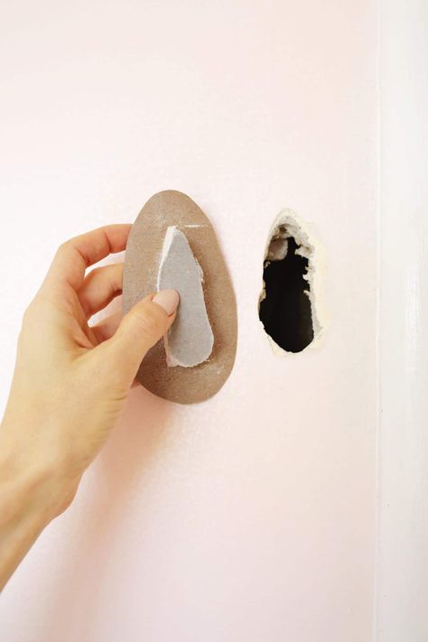 Cover Holes In Wall, Hole In Wall Repair, Patching Holes In Walls, Fix Hole In Wall, Repair Drywall Hole, Holes In Wall, How To Patch Drywall, Drywall Mud, Patch Hole