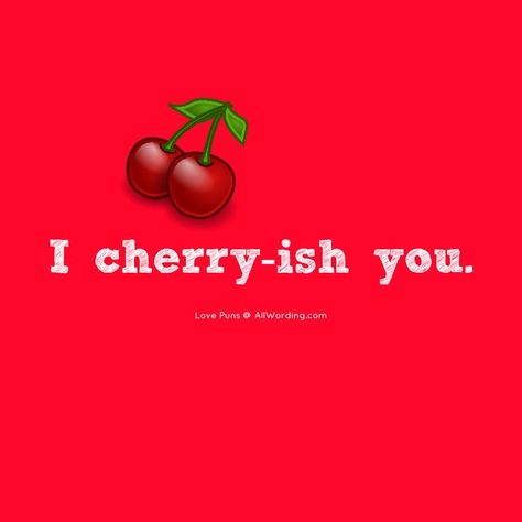 Cherry Captions Instagram, Red Captions For Instagram, Red Captions, Funny Love Puns, Cherry Quotes, Foodie Quotes, Funny Love Quotes, Food Quotes Funny, Red Quotes