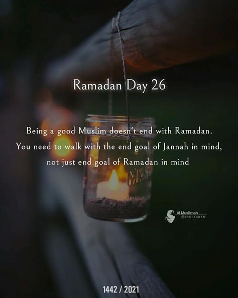 Islamic Quotes ❤ on Instagram: “Ramadan Day 26❤ . . . . . Like comment & share. . . Follow @almuslimah__ for more Islamic reminders. . . Dm for credit/removal. . . Source…” Day 26 Ramadan, Ramadan Day 26 Quotes, Ramadan Day 26, 26 Ramadan, Iphone Selfies, Eid Al Fitr Greeting, Ramadan Dp, Ramadan Month, Ramzan Kareem