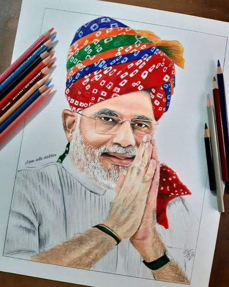 Pencil Colour Painting, Easy Portrait Drawing, Oil Pastel Drawings Easy, Ganesh Art Paintings, Color Pencil Sketch, Best Friend Drawings, Pencil Sketch Images, Army Girlfriend Pictures, Drawing People Faces