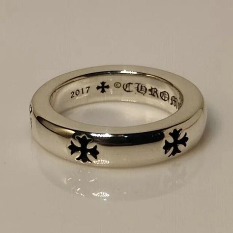 Chrome Hearts Couple Rings for women &men Mens Jewelry Ideas, Chrome Hearts Jewelry Aesthetic, Chrome Heart Rings, Chrome Heart Jewelry, Chrome Hearts Outfit, Chrome Hearts Tattoo, Chrome Hearts Men, Chrome Hearts Aesthetic, Chrome Hearts Rings