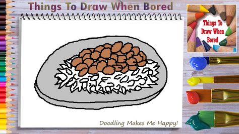 How To Draw Rice And Beans ( How To Draw An Rice And Beans Easy Step By Step ) *** PLEASE: Share This Link! *** https://youtu.be/_N7heRPyzuQ #rice #beans #riceandbeans #ricebeans #food #foodie #foodblogger #foodlover #healthyfood #cooking #foodies #homecooking #vegan #vegetarian #howtodoodle #doodles #howtodoodleart #doodle #doodlings #doodlingart #doodleartist #christmasdoodles #howtodraw #thingstodraw #cartoon #drawingaday #drawingdaily #drawingeveryday #artoftheday #drawing #bored Drawing Eating, Elephant Crafts, Rice Beans, Rice And Beans, Christmas Doodles, Easy Step, Home Cooking, Cartoon Drawings, Art Day