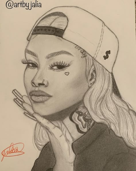 Baddie Drawings Sketch Easy, Dope Drawings, Baddie Drawings Pencil, Hood Drawings, Drawing Ideas Black People, Black People Drawings, Dope Sketches, Black People Drawings Sketch, Y2k Drawing Sketch