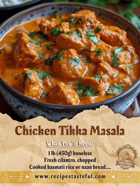 Easy Recipes Chicken Spinach Curry, Easy Chicken Tikka Masala, Malai Chicken, Homemade Naan Bread, Saag Paneer, Indian Recipes Authentic, Chicken Tikka Masala Recipes, Tikka Masala Recipe, Aloo Gobi