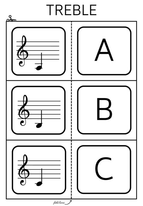 Music Flash Cards Printable Treble Clef Flashcards for Beginner Musicians and Kids Easy to Read Music Theory Musical Note Memorization Tool by OneDollarMusicShop on Etsy Piano Music For Kids, Music Flashcards, Music Printables, Piano Teaching Resources, Read Music, Printable Flash Cards, Piano Teaching, Music Sheets, Music Class