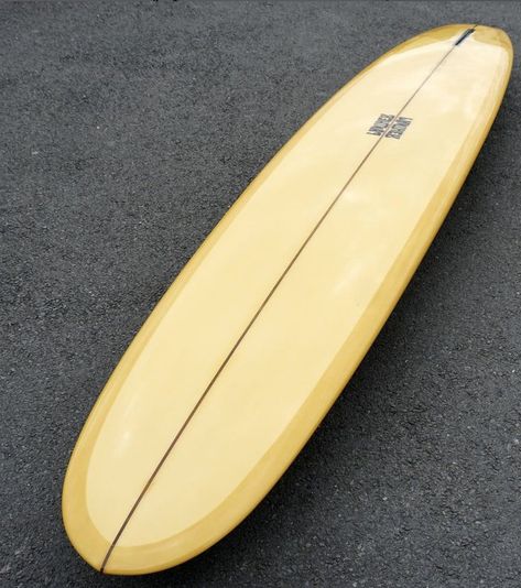 Long Surfboard, Surfboard Colors, Yellow Surfboard, Dream Boards, Long Boards, Longboard Design, Surf Aesthetic, Vintage Surfboards, Surf Boards