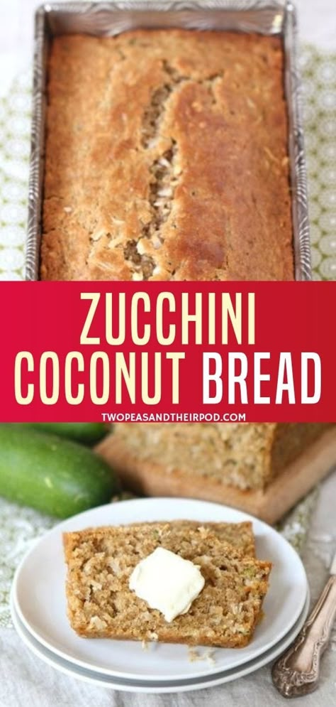 Keto Zucchini Bread Coconut Flour, Coconut Zucchini Bread Recipes, Zucchini Coconut Bread, Coconut Flour Zucchini Bread, Coconut Bread Recipe, Zucchini Recipes Dessert, Keto Bread Recipe, Keto Banana Bread, Summer Zucchini