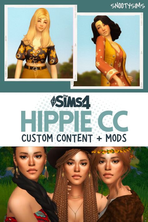 Lately we’ve been witnessing the return of the hippie cc trends into the Sims 4. From embroidered jackets, jeans, dresses, blouses and more, there are plenty of custom content out there and we’re bringing the best of it to you in one list. Sims 4 Mods List, Sims 4 Cc Hipster Clothing, Sims 4 Romani Cc, Whimsigoth Cc Sims 4, Sims 4 Hippie Cc Clothes, Boho Sims 4, Bohemian Sims 4 Cc, Sims 4 Cc Bohemian, Sims 4 Hippy Cc Patreon